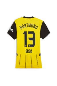 Borussia Dortmund Pascal Gross #13 Voetbaltruitje Thuis tenue Dames 2024-25 Korte Mouw